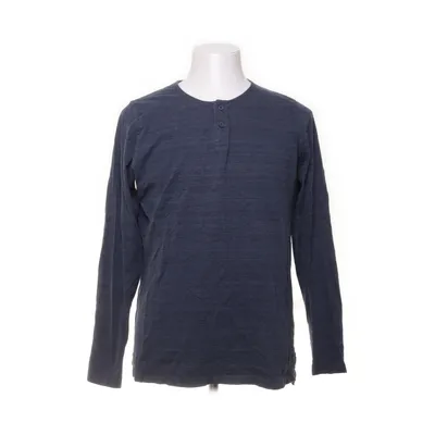 Henley shirt (Blauw) van Emilio Katoen