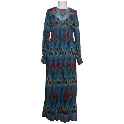 Långklänning (Blå, Flerfärgad) från Red Valentino Polyamid, Silke