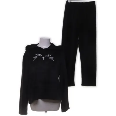 Mjukisset (Svart) Polyester, Elastan