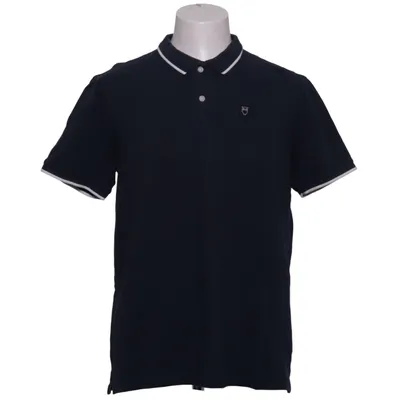 Poloshirt (Blauw) van Knowledge Cotton Apparel Organisch katoen