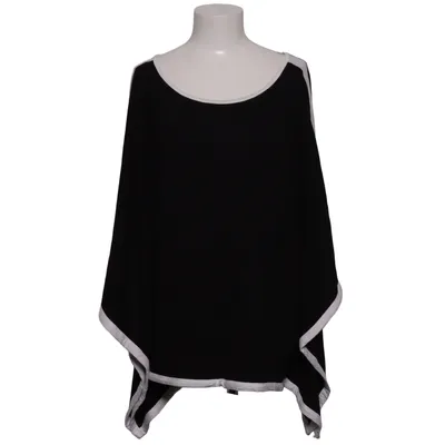 Poncho (Sort, Hvid) fra Rick Cardona Elastan, Viscose