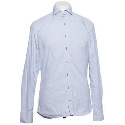 Shirt (Blauw, Wit) van Stenströms Katoen