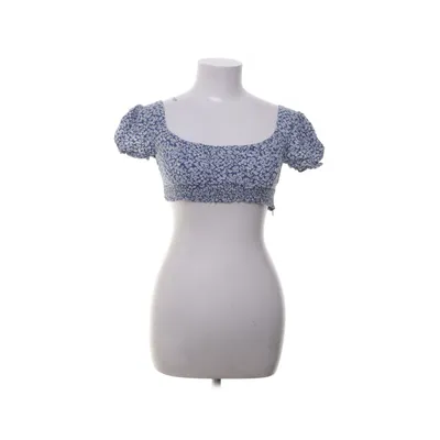 Crop top (Blå, Hvid) fra Princess Polly Viscose