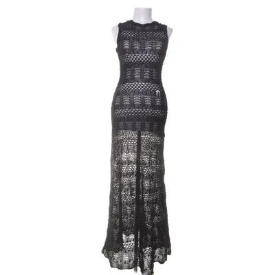 Maxi dress (Black) from Zara Cotton, Polyamide, Polyester