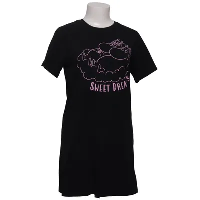 Nightgown (Black, Pink) from Moomin by Martinex Cotton