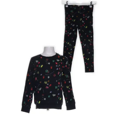 Pyjamas (Svart, Flerfärgad) från Mini Rodini Modal, Ekologisk bomull