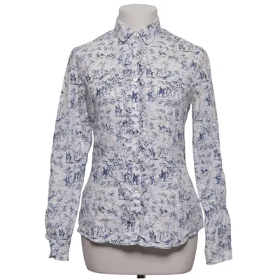 Shirt (Blauw, Wit) van Emanuel Berg Katoen