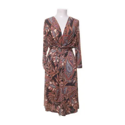 Kjole (Brun, Flerfarvet) fra Ilse Jacobsen Elastan, Polyester