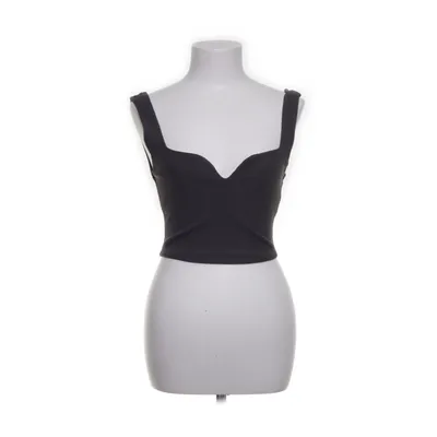 Crop top (Gris) de Zara Élasthane, Polyester