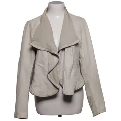 Läderjacka (Beige) från Carla du Nord Skinn, Polyester