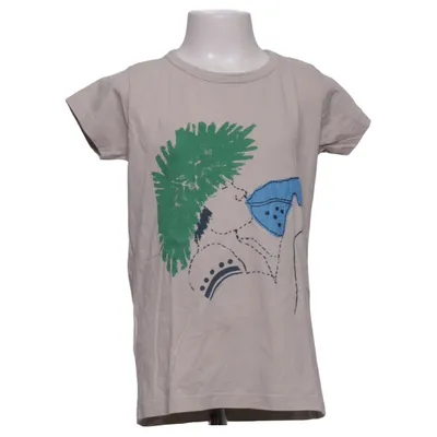 T-shirt (Beige, Flerfarvet) fra Nadadelazos Økologisk bomuld
