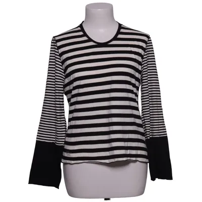 T-shirt à manches longues (Noir, Blanc) de Alain Manoukian Élasthane, Viscose