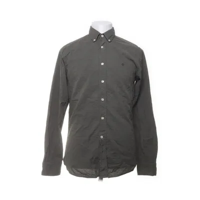 Buttondownskjorte (Grøn) fra Morris Bomuld, Polyester