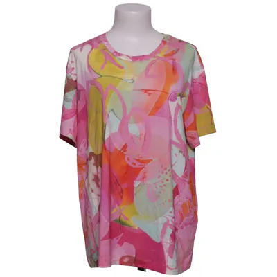 Top (Pink, Multicolored) from Le Comte Elastane, Viscose