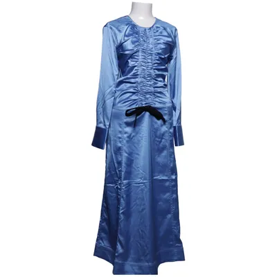 Maxikjole (Blå) fra Ganni Elastan, Genanvendt polyester