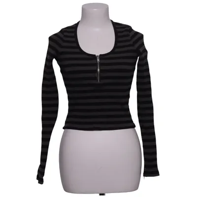 Henley shirt (Zwart, Grijs) van Killstar Katoen, Elastaan