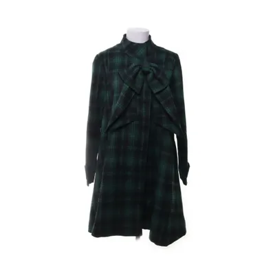 Coat (Green, Black) from Chicwish Wool, Acrylic