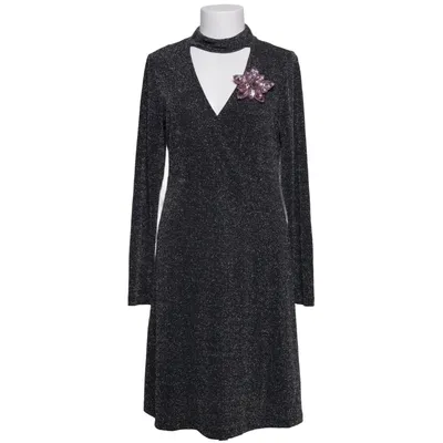 Dress (Gray) from TrulyMine Metallic fiber, Polyamide