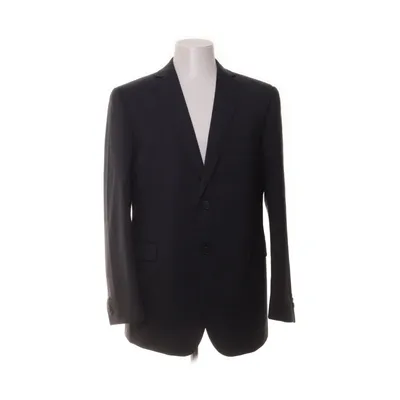 Kavaj (Blå, Svart) från Dressmann Elastan, Polyester, Ull