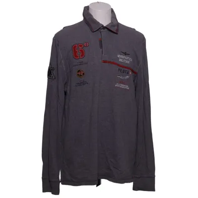 Rugby shirt (Gray) from Aeronautica Militare Cotton