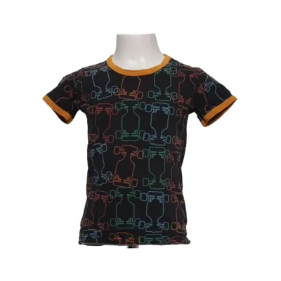 T-shirt (Zwart, Meerkleurig) van Me&i