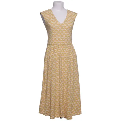 Jurk (Geel, Wit) van Boden Elastaan, Viscose