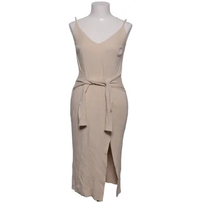 Jurk (Beige) van Bubbleroom Polyamide, Viscose