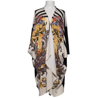 Cardigan (Beige, Meerkleurig) van Ulla Popken Elastaan, Polyester