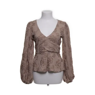 Blus (Overlap Wide Sleeve Blouse) från NA-KD Elastan, Polyester