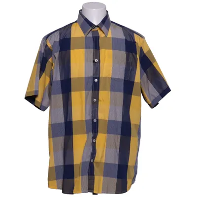 Kurzarmhemd (Gelb, Blau, Grau) von Jacks Denim Co Baumwolle, Polyester