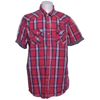 Kortärmad skjorta (Rosa, Blå, Vit) från Premium Denim Bomull
