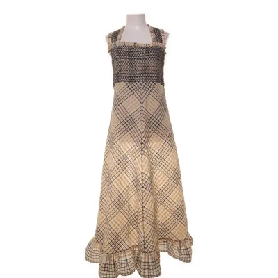 Kjole (Hvid, Beige, Sort) fra Ganni Bomuld, Polyamid, Polyester