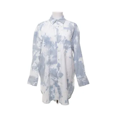 Skjortekjole (Blå, Hvid) fra Tally Weijl Nylon, Polyester