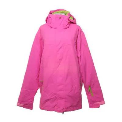 Ski jacket (Pink, Green) from Quiksilver Nylon, Polyester
