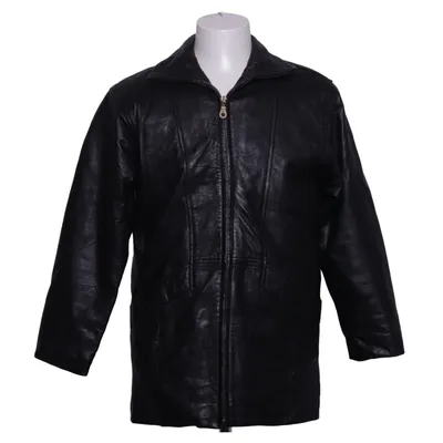 Veste longue en cuir (Noir) de Woodlands Leather Cuir