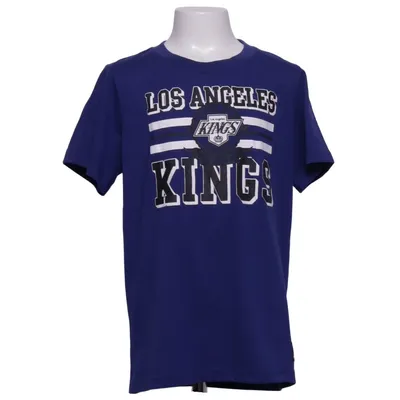 T-shirt (Blauw) van Majestic Athletic Katoen, Polyester