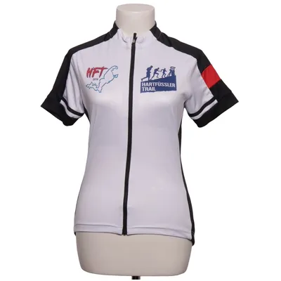 Bicycle shirt (White, Black) from James & Nicholson Polyester