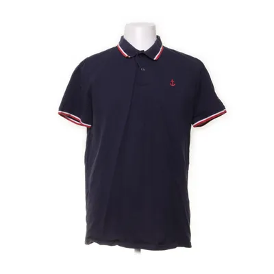 Poloshirt (Blauw, Meerkleurig) van Livergy Katoen