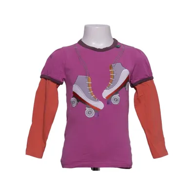 T-shirt à manches longues (Violet, Orange, Multicolore) de Fred's World by Green Cotton Élasthane, Coton biologique