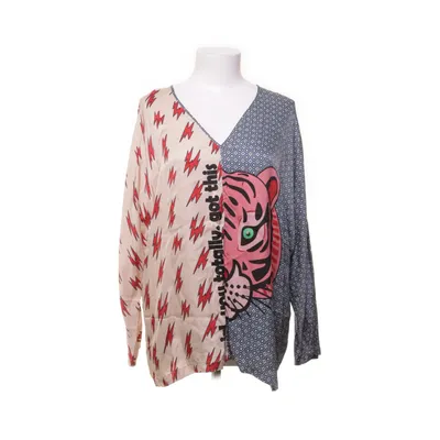 Blouse (Blue, Beige) from Me369 Viscose