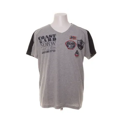 T-shirt (Grå, Flerfarvet) fra Geographical Norway Expedition Bomuld