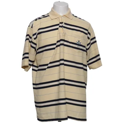 Poloshirt (Geel, Blauw, Wit) van Peak Projects Katoen