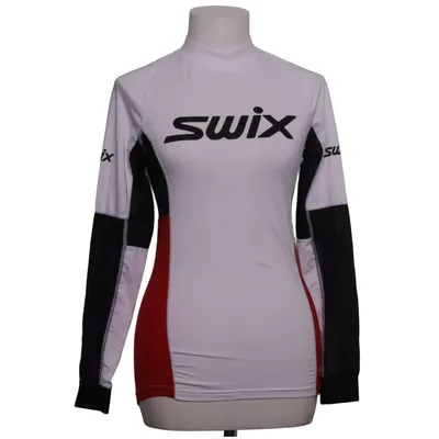 Træningstrøje (Hvid, Sort, Rød) fra Swix Elastan, Polyester