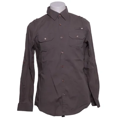Work shirt (Brown) from Honour Cotton, Elastane
