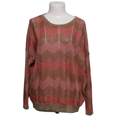 Pull-over (Marron, Rouge) de Summum Fibre métallique, Polyamide, Viscose