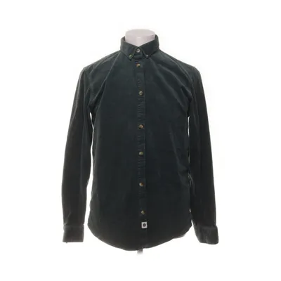 Buttondown-skjorta (Grön) från Anerkjendt Bomull, Elastan