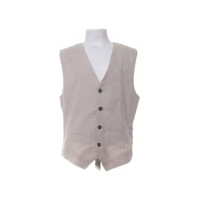 Kostuumgilet (Beige, Wit) van H&M Katoen, Polyester, Linnen