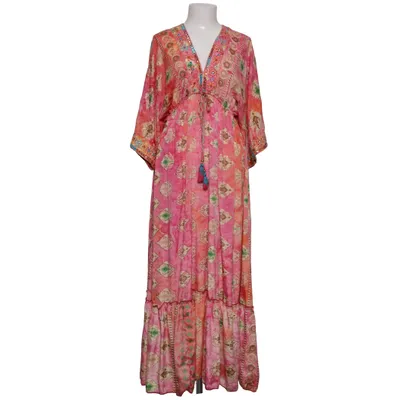 Maxi dress (Pink, Multicolored) from Love Forever Silk