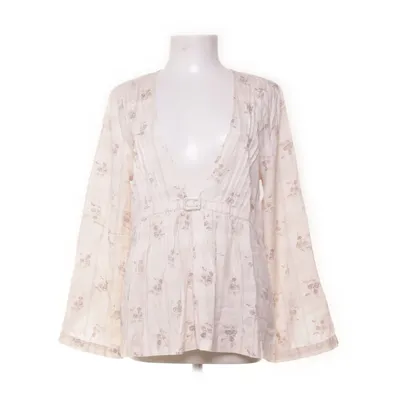 Blus (Beige, Flerfärgad) från Rützou Bomull, Silke