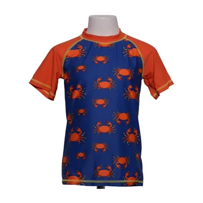 Swim shirt (Blue, Orange) from Blue Seven Elastane, Polyester
